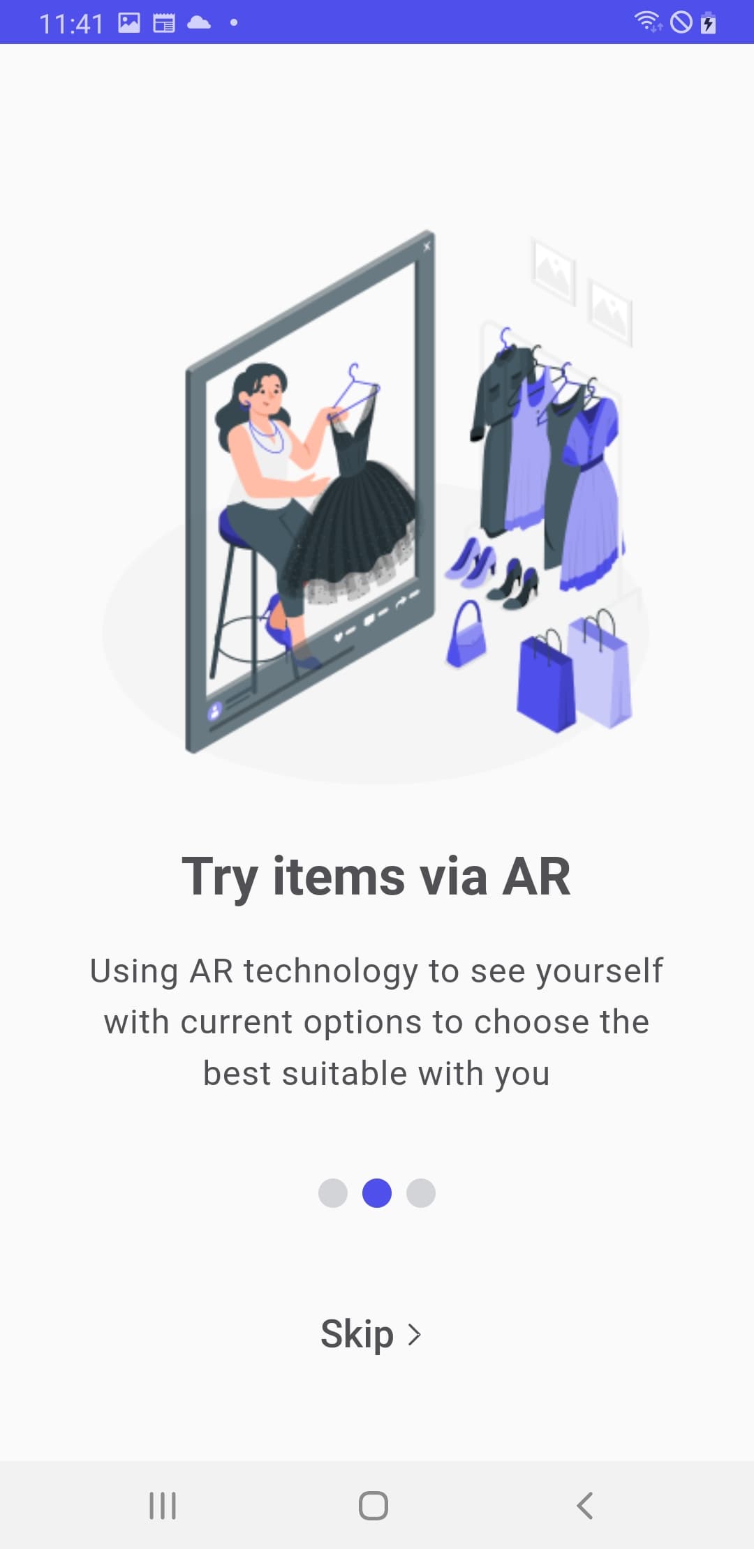 Arshion fashion application screen 3