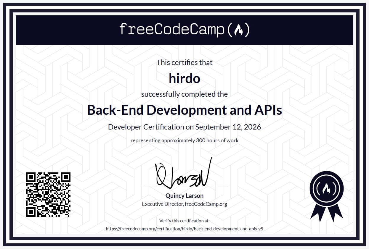 Backend Course