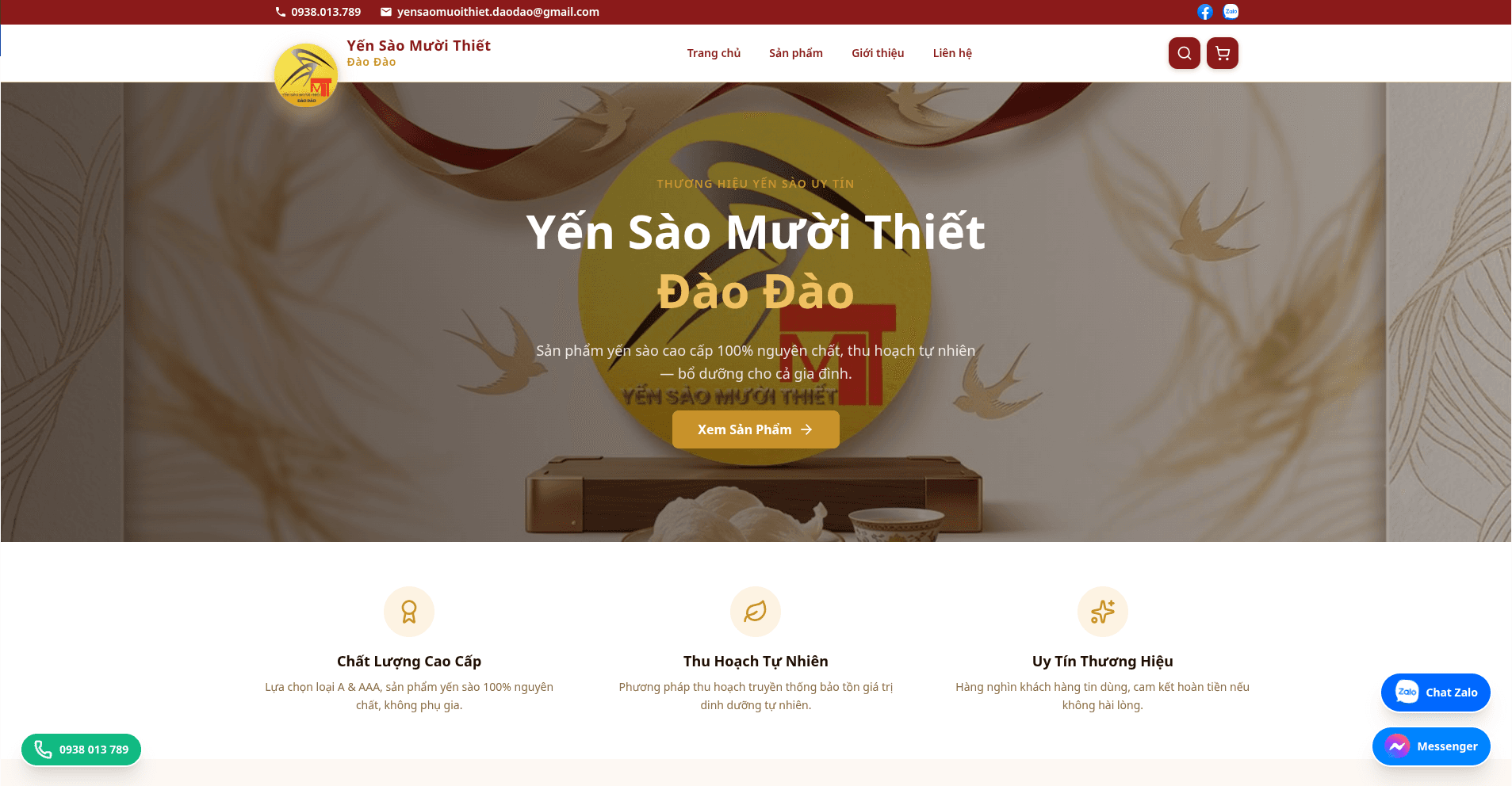 Bird's nest Selling Website