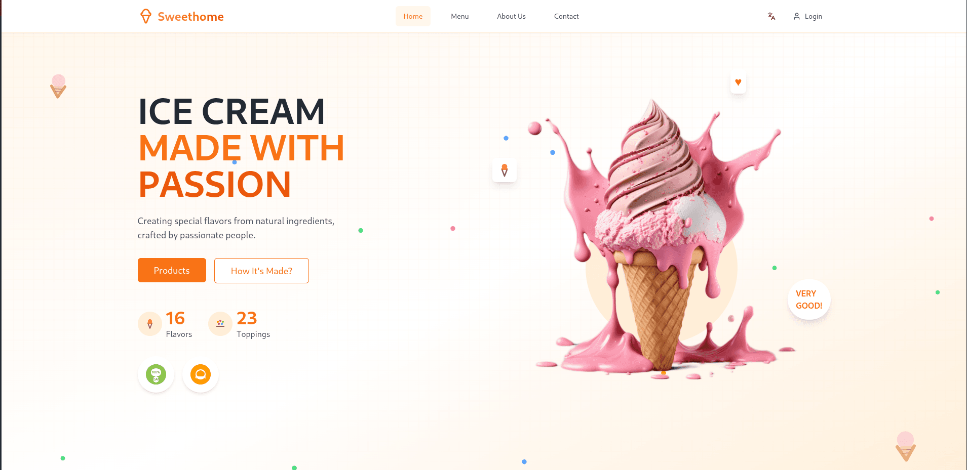 Icecream Website